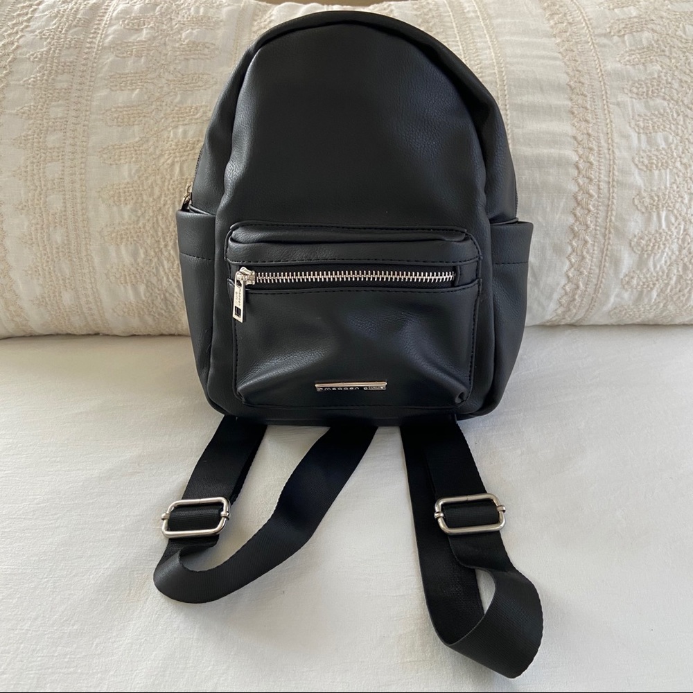 Madden Girl Leather Mini Backpack